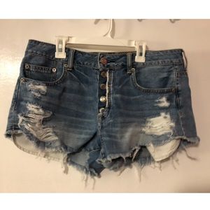 American Eagle High Waisted Festival Shorts